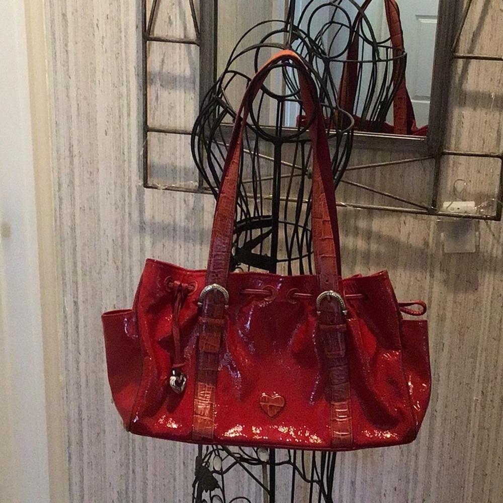 Brighton Red Patent Leather Purse